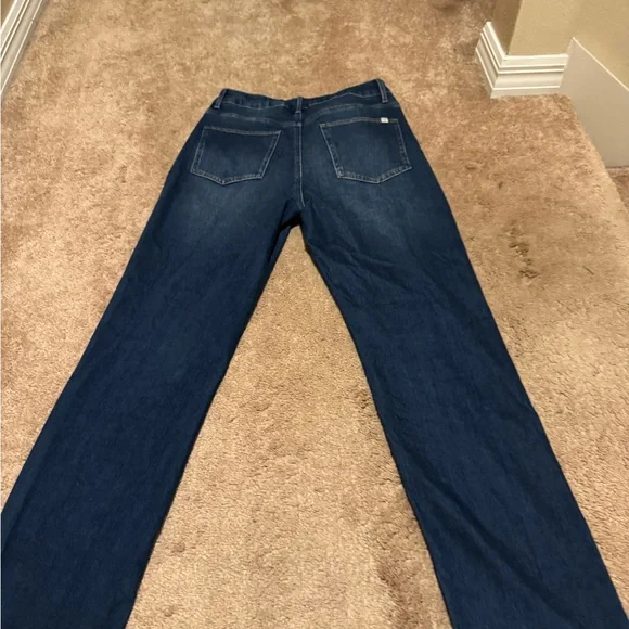 HALARA Women's Boot Cut Jeans - Dark Blue - Picture 5 of 6